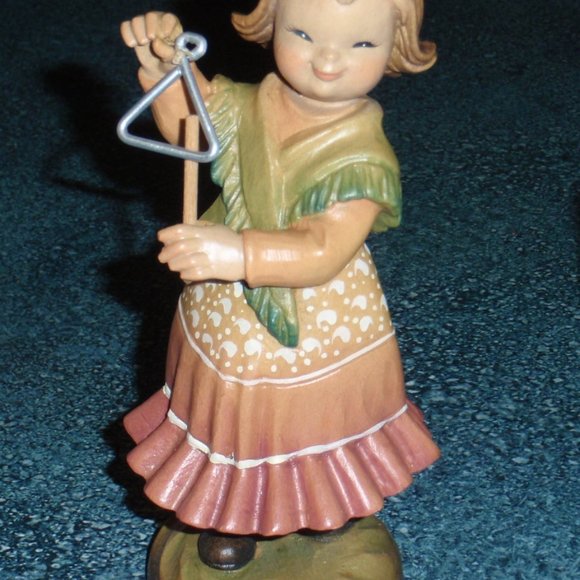 Anri Juan Ferrandiz "TINY SOUNDS" 6" Wood Carved #652004 With Original Box! - Picture 8 of 9